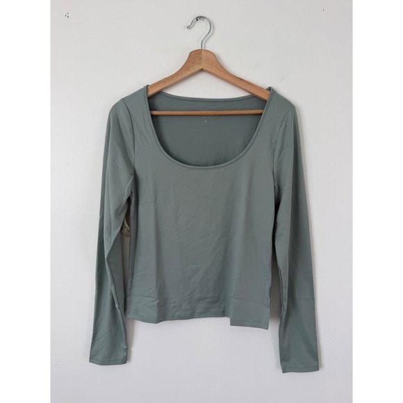 Aeropostale Tops - Aeropostale Buttery Soft Seamless Long Sleeve Shirt – Green – Size Large – NWT